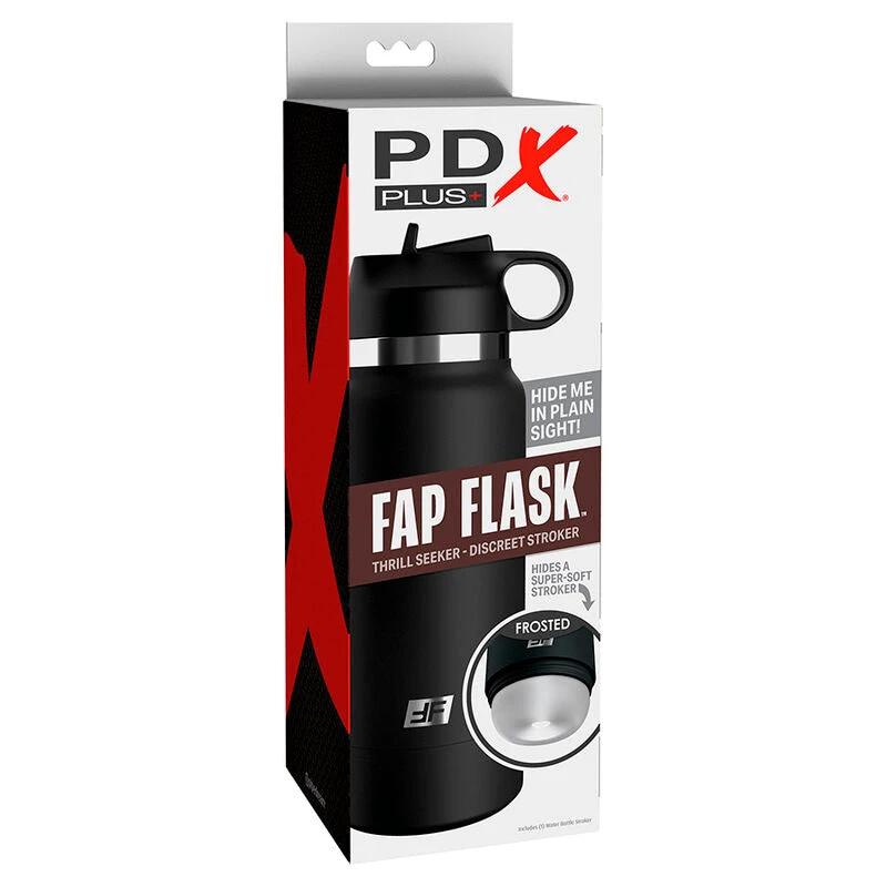FAP FLASK ESTIMULADOR DE GARRAFA DISCRETO TRANSPARENTE MODELO 1 - Sex Shop Sexy