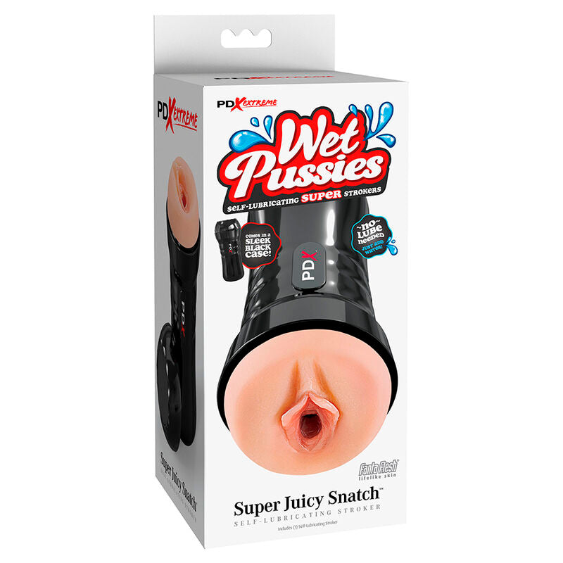 PDX EXTREME - WET PUSSIES MASTURBADOR VAGINA AUTOLUBRIFICANTE NATURAL