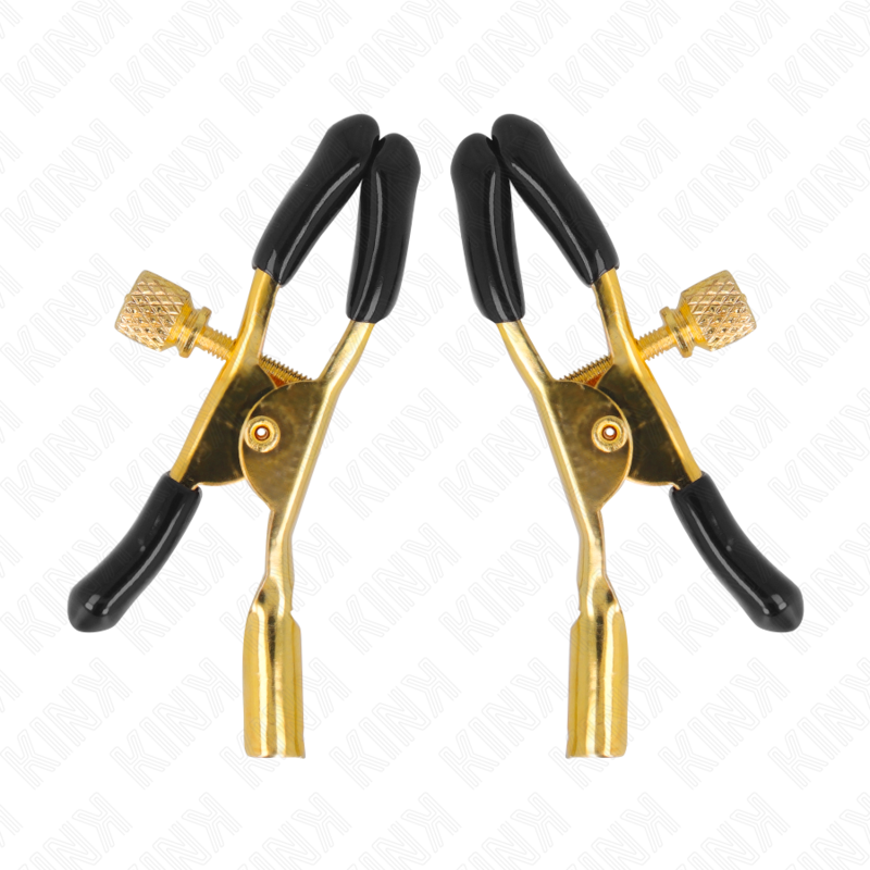 KINK - PINÇAS PARA MAMILOS DOURADAS 6 CM