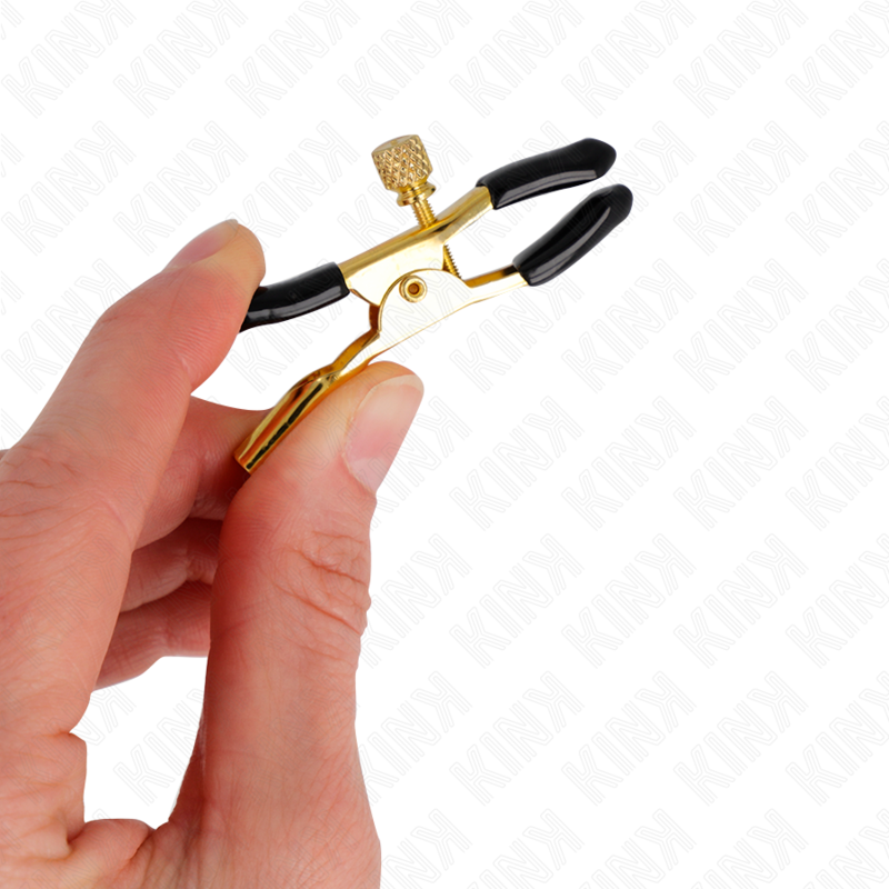 KINK - PINÇAS PARA MAMILOS DOURADAS 6 CM