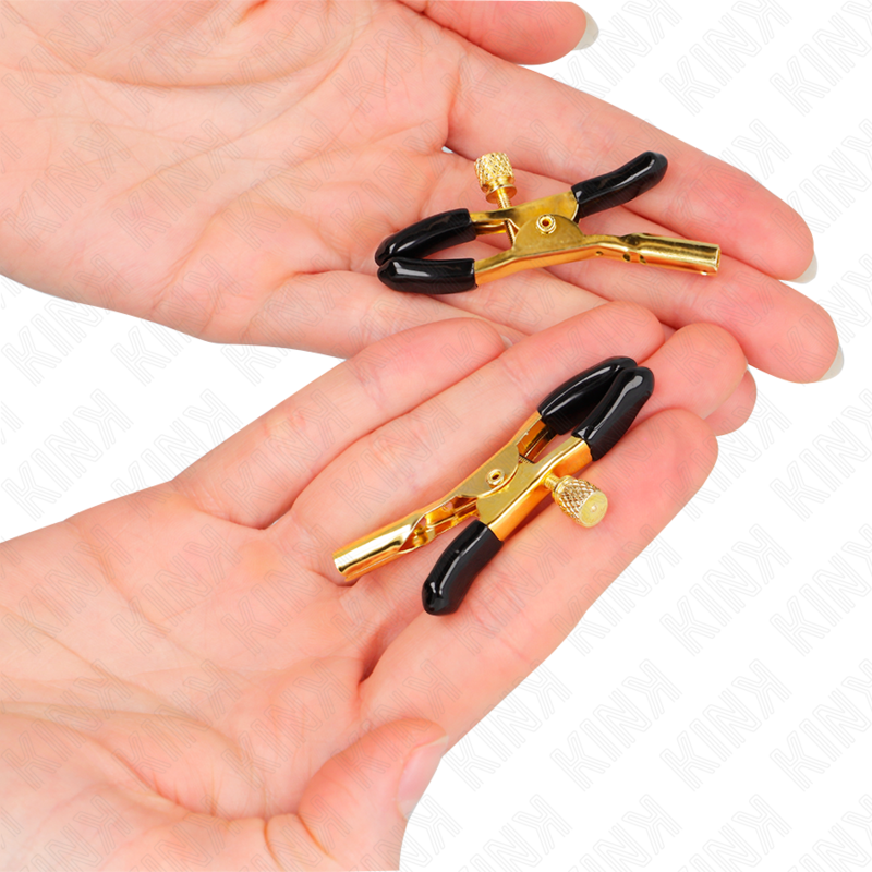 KINK - PINÇAS PARA MAMILOS DOURADAS 6 CM