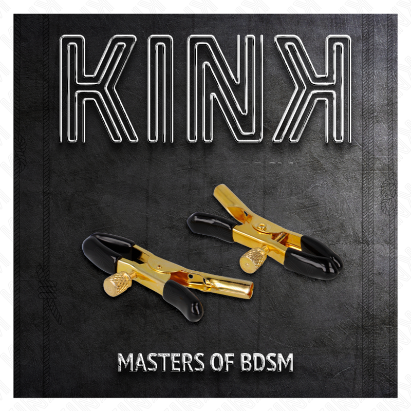 KINK - PINÇAS PARA MAMILOS DOURADAS 6 CM
