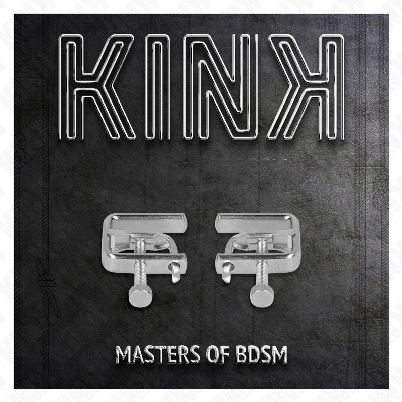 KINK - PINÇAS PARA MAMILOS COM PRENSA DE TORNIQUETE