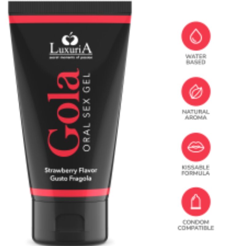 Intimateline Luxuria - Sexo Oral Gel Sabor Morango 50 Ml