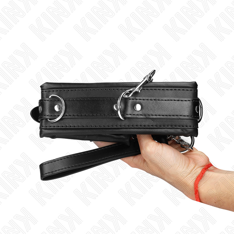 KINK - COLAR COM TRELA 65 CM PESADO MODELO 4 AJUSTÁVEL 36.5-50 CM