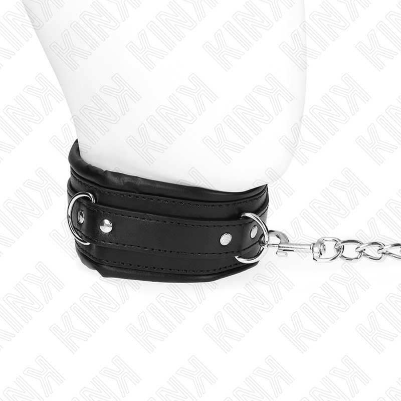 KINK - COLAR COM TRELA 65 CM PESADO MODELO 4 AJUSTÁVEL 36.5-50 CM