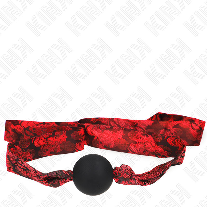 KINK - MORDAÇA COM BOLA 4.5 CM EM SILICONE SCANDAL MODELO 2 146 x 4 CM