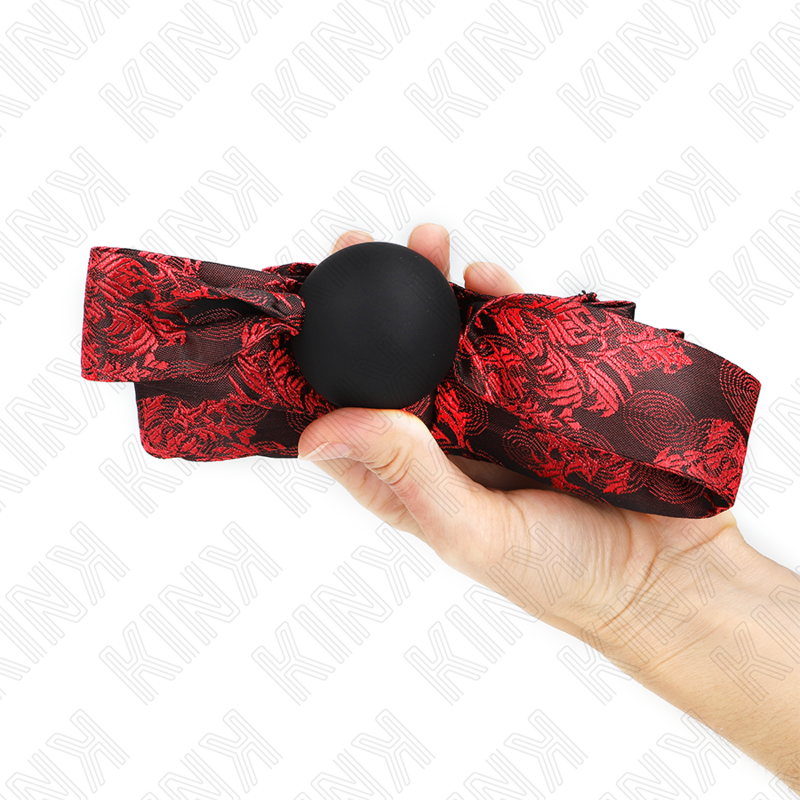 KINK - MORDAÇA COM BOLA 4.5 CM EM SILICONE SCANDAL MODELO 2 146 x 4 CM
