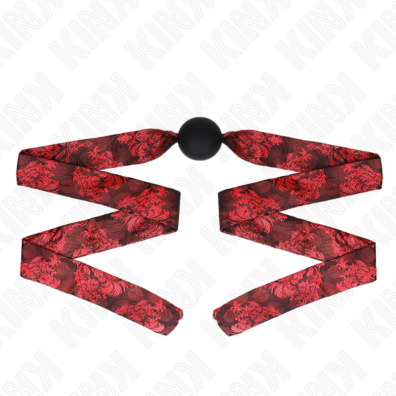 KINK - MORDAÇA COM BOLA 4.5 CM EM SILICONE SCANDAL MODELO 2 146 x 4 CM