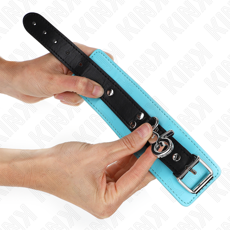 KINK - ALGEMAS COM FECHO PREMIUM PRETO/AZUL AJUSTÁVEL 21-28 CM X 5.5 CM