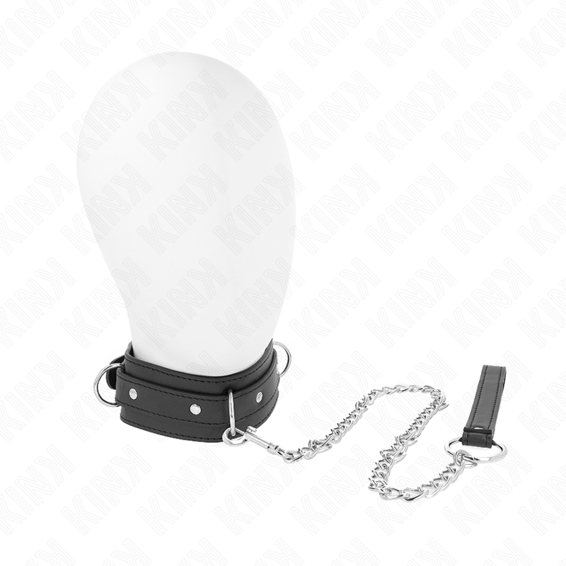 KINK - COLAR COM TRELA 65 CM COM 3 ARGOLAS MODELO 1 AJUSTÁVEL 38-49 CM X 5 CM