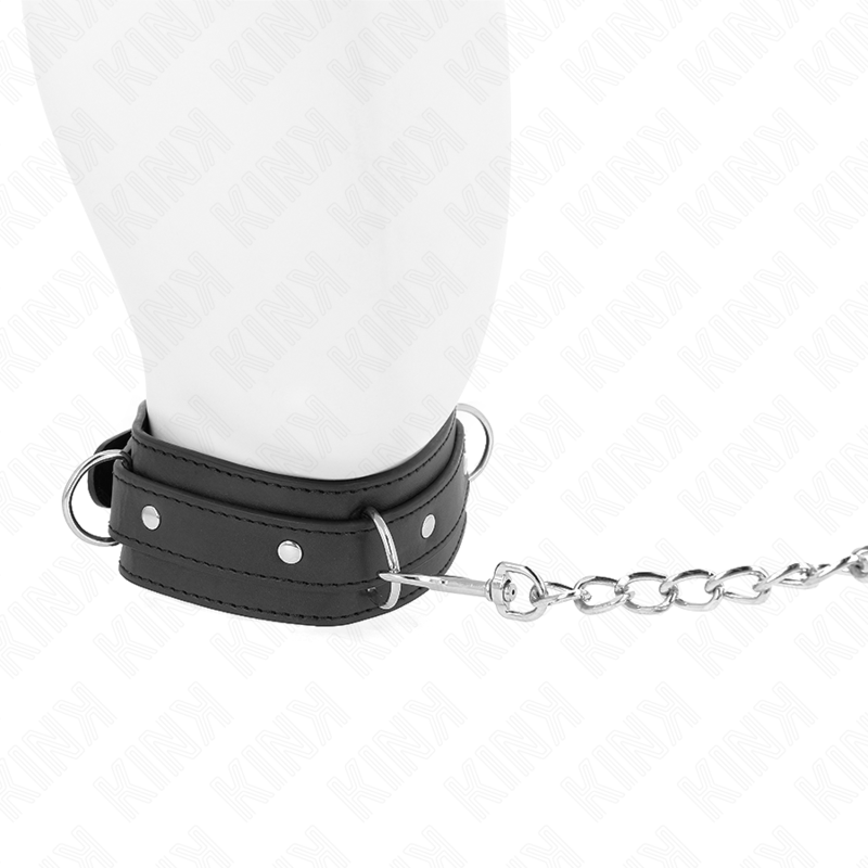 KINK - COLAR COM TRELA 65 CM COM 3 ARGOLAS MODELO 1 AJUSTÁVEL 38-49 CM X 5 CM
