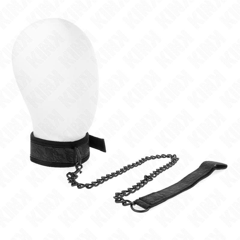 KINK - COLAR COM TRELA 77 CM MODELO BÁSICO 5 AJUSTÁVEL 34-54 CM X 5 CM
