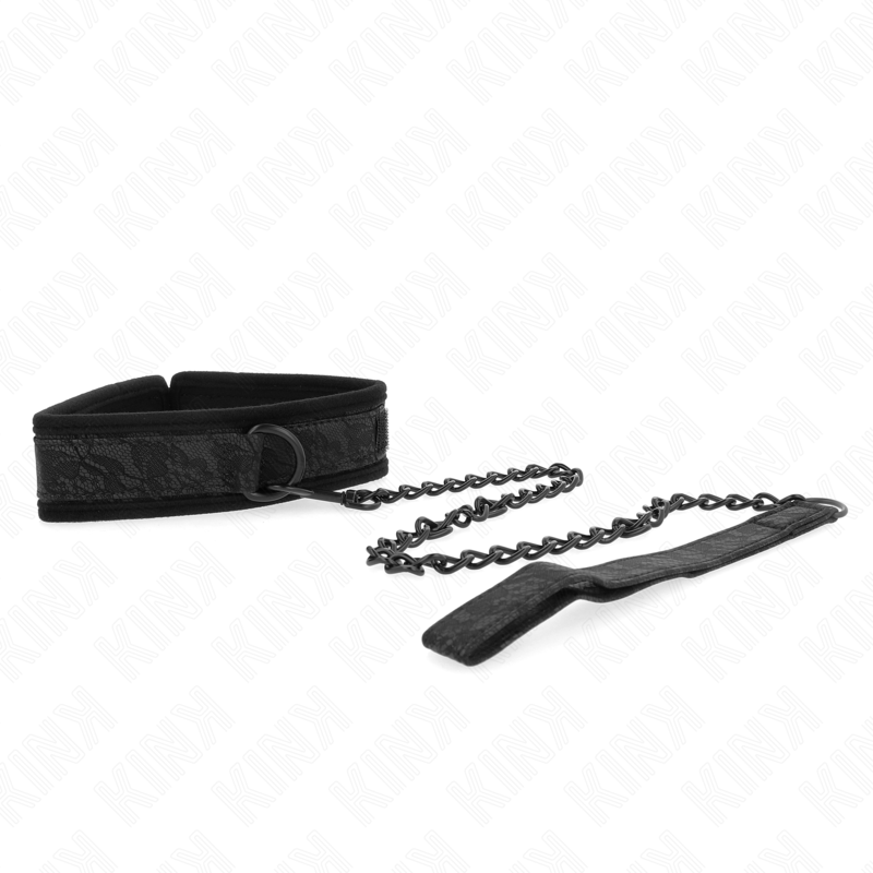 KINK - COLAR COM TRELA 77 CM MODELO BÁSICO 5 AJUSTÁVEL 34-54 CM X 5 CM