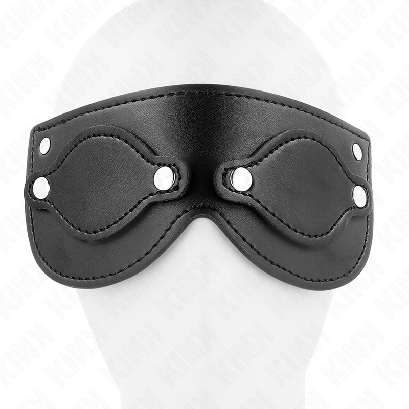 KINK - MÁSCARA EM POLIPELE COM PROTEÇÕES DE OLHOS REMOVÍVEIS 22 x 9 CM