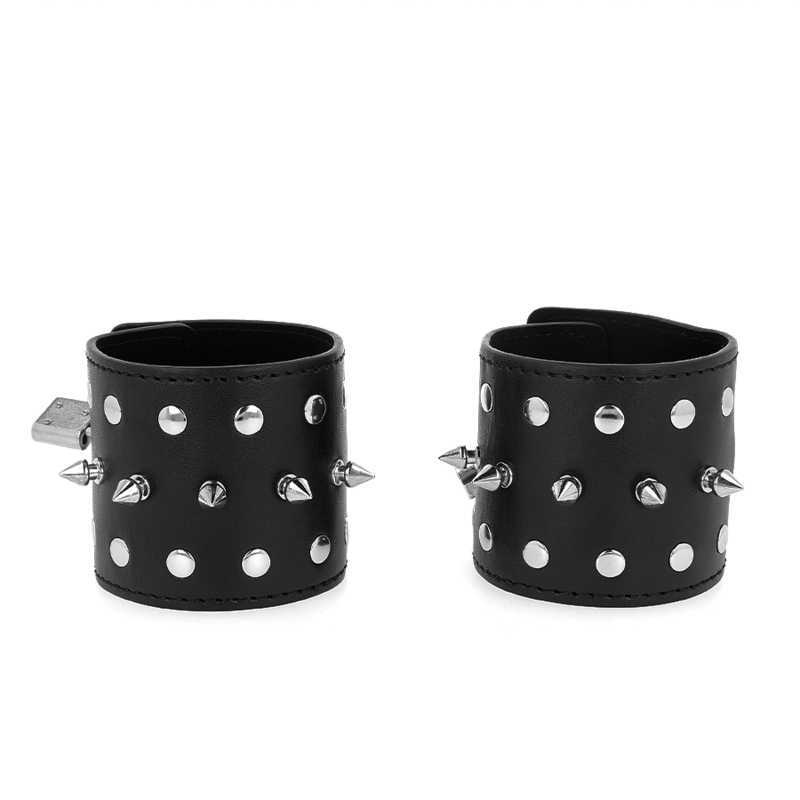 KINK - ALGEMAS ESTILO PUNK COM ESPIGAS 25 X 6 CM