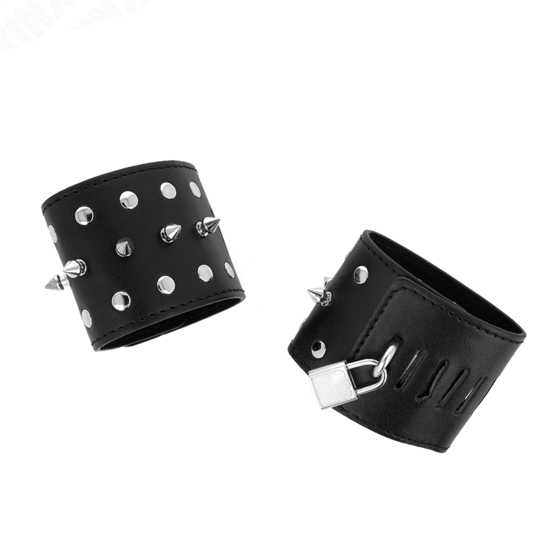 KINK - ALGEMAS ESTILO PUNK COM ESPIGAS 25 X 6 CM
