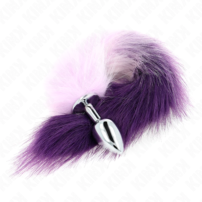 PLUG ANAL 7 X 3 CM COM CAUDA SINTÉTICA 40 CM - Sex Shop Sexy