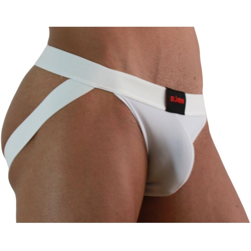 Quemar - 007 Jock Lycra Blanco S