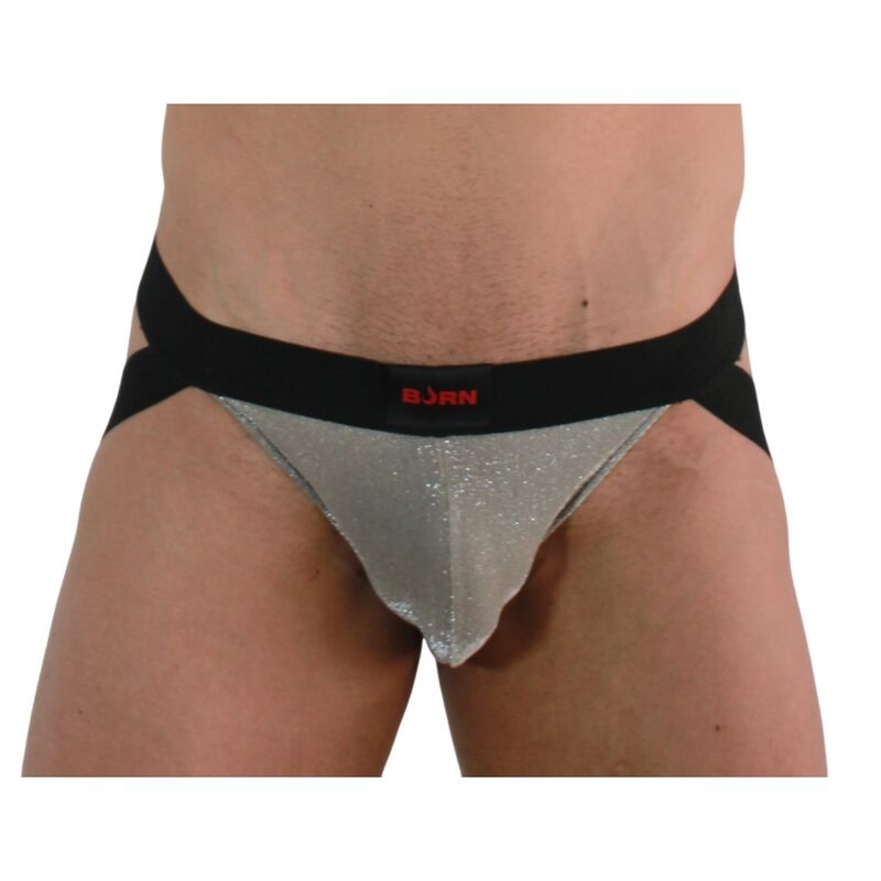 BURN - 001 BEIGE/BLACK SHINY JOCK
