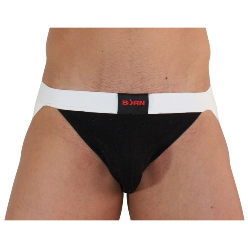 BURN - 004 JOCK GLOSSY BLACK/WHITE S