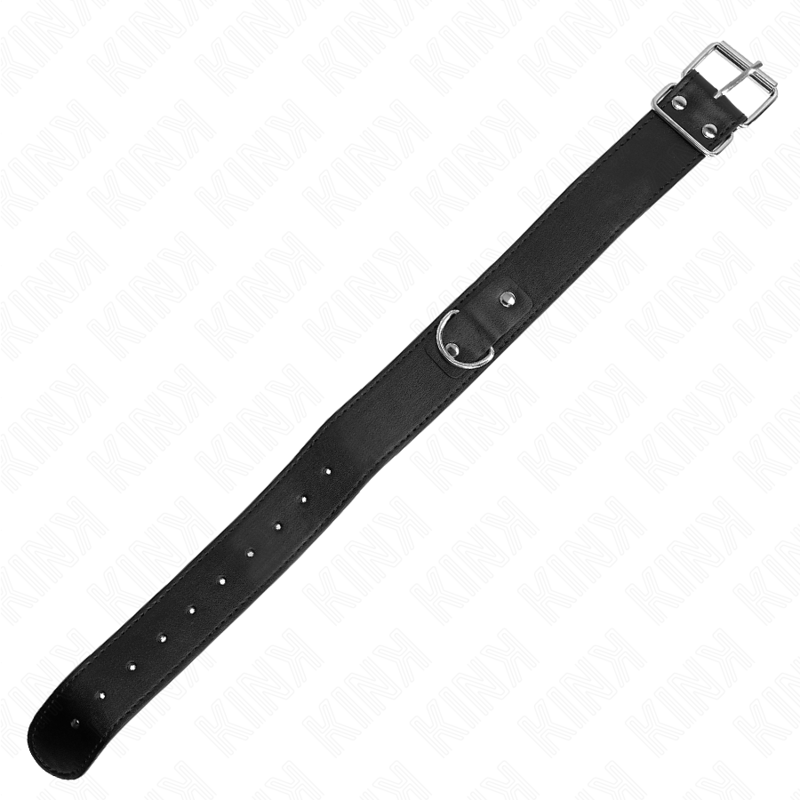 KINK - COLAR COM TRELA 116 CM FINO PRETO AJUSTÁVEL 32-50 CM X 8 CM
