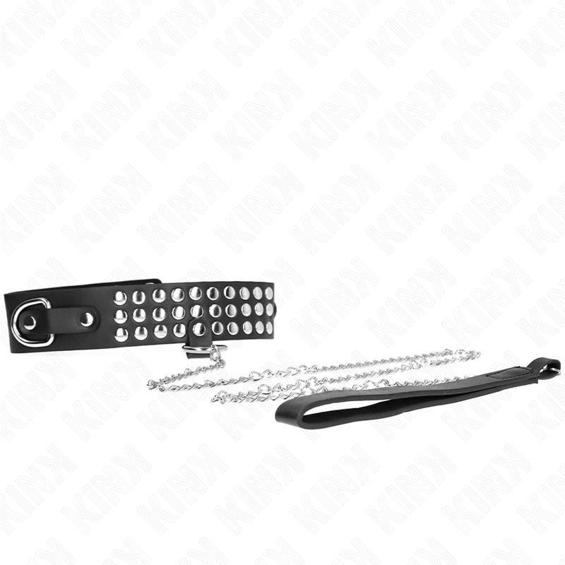 KINK - COLAR COM TRELA 65 CM COM BRILHOS AJUSTÁVEL 37-42 CM X 5.3 CM