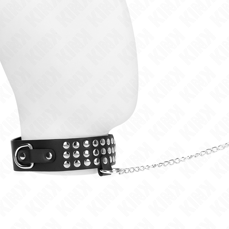 KINK - COLAR COM TRELA 65 CM COM BRILHOS AJUSTÁVEL 37-42 CM X 5.3 CM