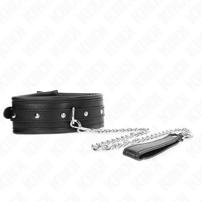 KINK - COLAR COM TRELA 65 CM COM FIVELA BRILHANTE 48.5 CM X 5.3 CM