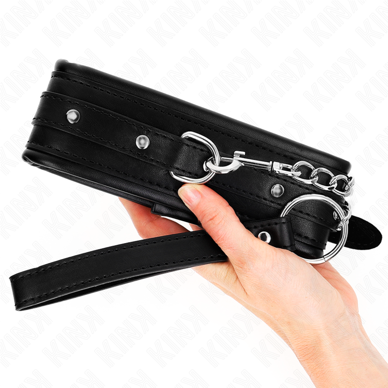 KINK - COLAR COM TRELA 65 CM COM FIVELA BRILHANTE 48.5 CM X 5.3 CM