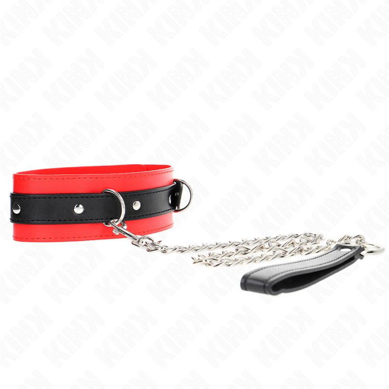 KINK - COLAR COM TRELA 65 CM VERMELHO 54 X 4.5 CM