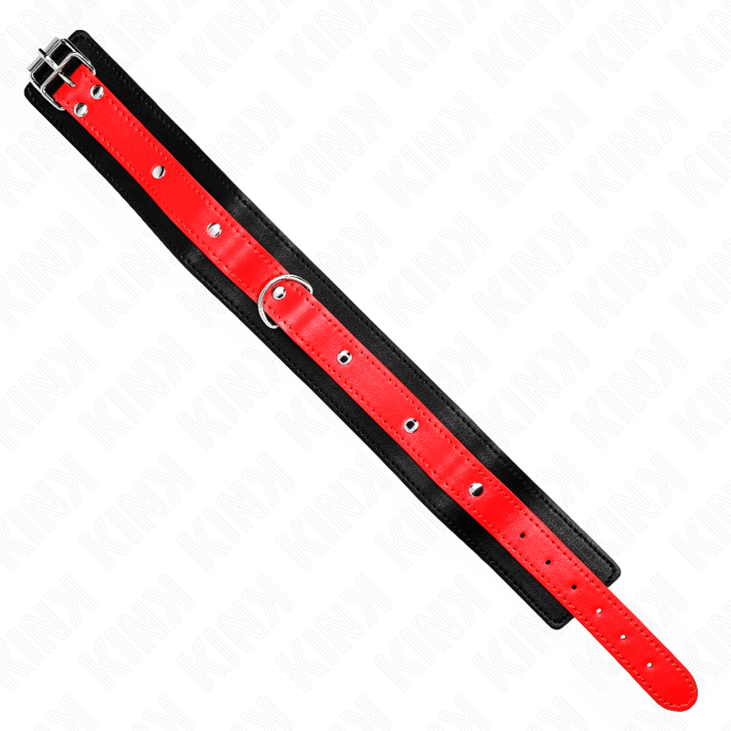 KINK - COLAR COM TRELA 65 CM VERMELHO AJUSTÁVEL 36-43 CM X 5 CM