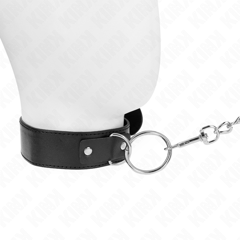 KINK - COLAR COM TRELA MODELO BÁSICO 4 AJUSTÁVEL 36-43 CM