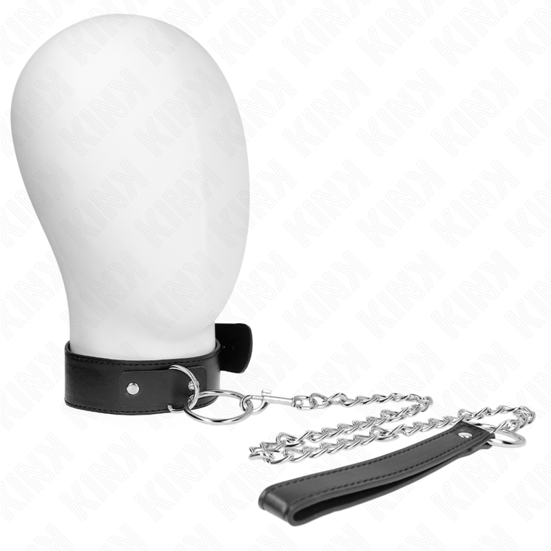 KINK - COLAR COM TRELA MODELO BÁSICO 4 AJUSTÁVEL 36-43 CM