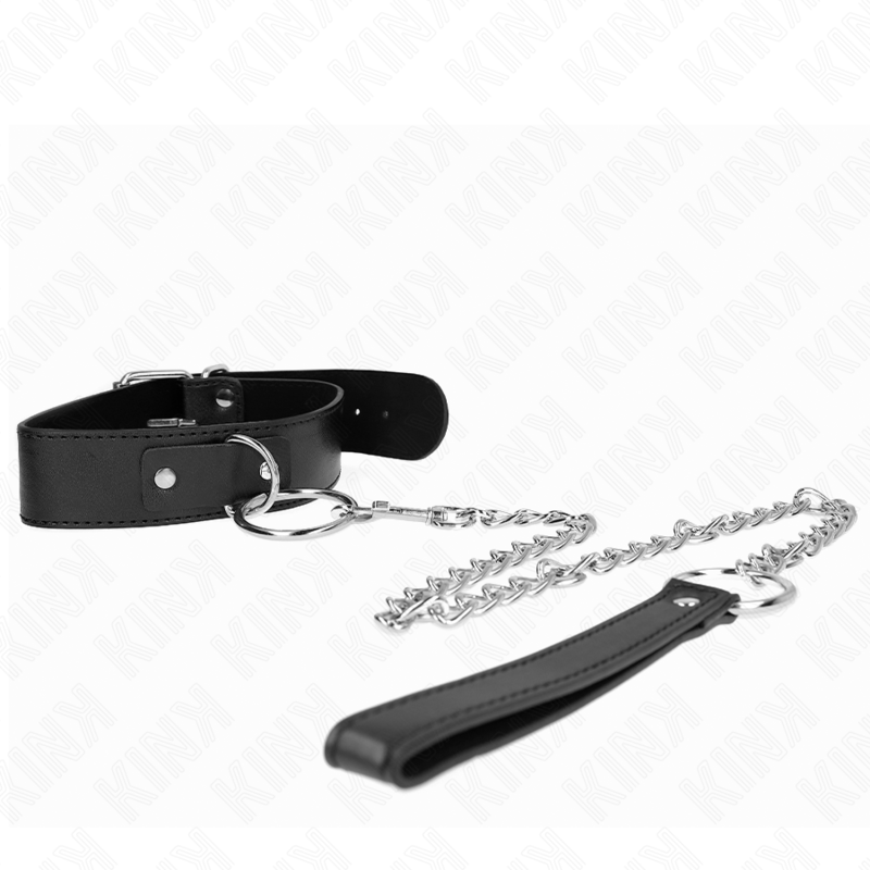 KINK - COLAR COM TRELA MODELO BÁSICO 4 AJUSTÁVEL 36-43 CM