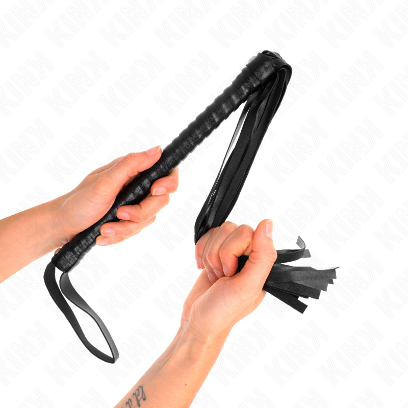 KINK - CHICOTE COM CABO TEXTURIZADO PRETO 48.5 CM