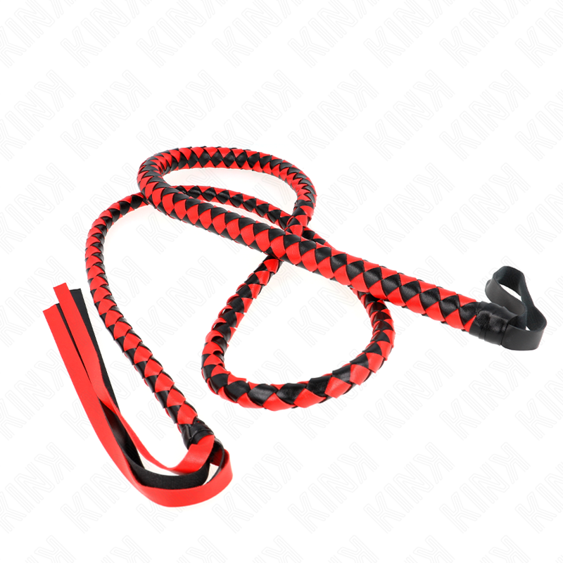KINK - CHICOTE SERPENTE LONGO VERMELHO 210 CM