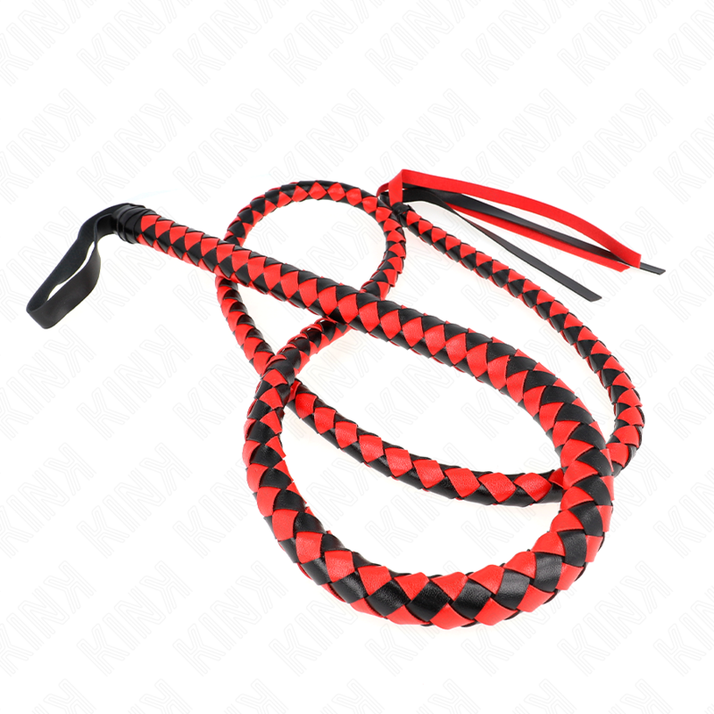 KINK - CHICOTE SERPENTE LONGO VERMELHO 210 CM