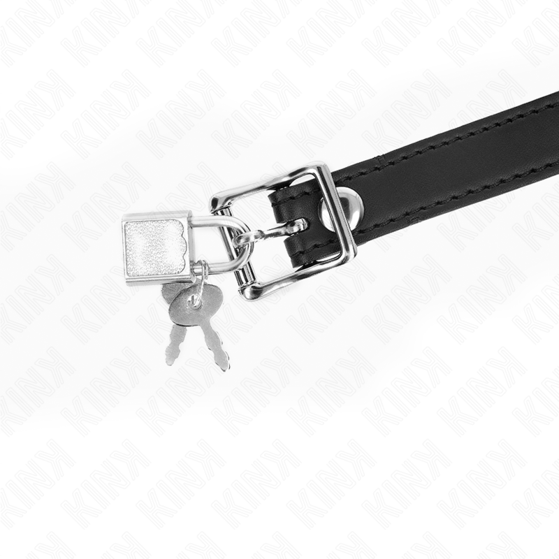 KINK - MORDAÇA COM BOLA 4 CM EM SILICONE COM CADEADO 60 x 2 CM