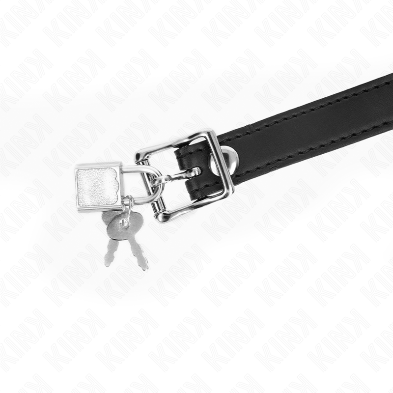 KINK - MORDAÇA COM BOLA 4 CM EM SILICONE MODELO 1 COM CADEADO 60 x 2 CM