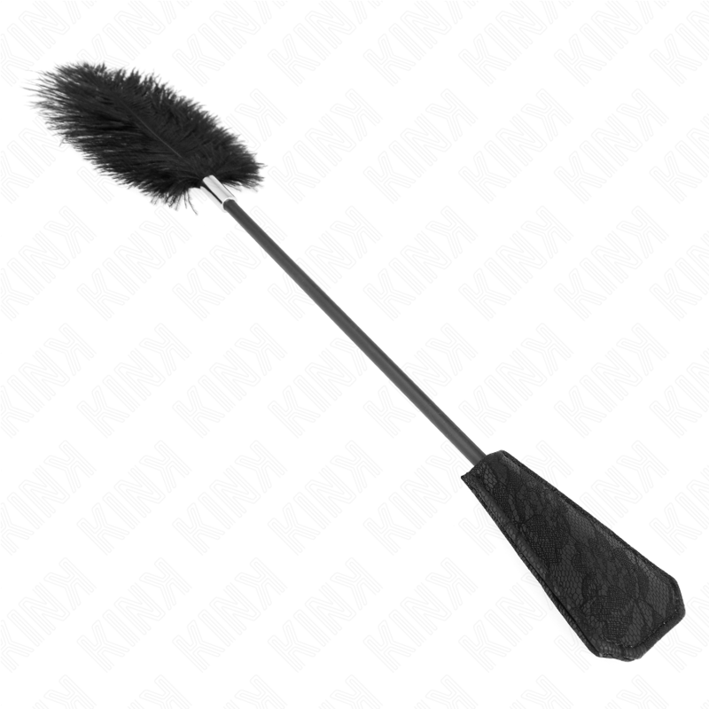 KINK - PLUMAS DE AVESTRUZ PARA COSQUINHAS COM PÁ EM RENDA 56 CM