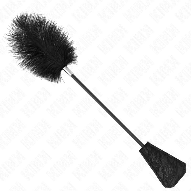 KINK - PLUMAS DE AVESTRUZ PARA COSQUINHAS COM PÁ EM RENDA 56 CM