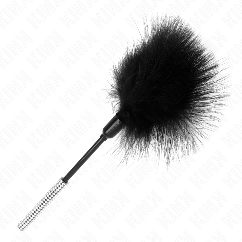 KINK - PLUMAS PARA COSQUINHAS COM CABO EM DIAMANTES DE IMITAÇÃO 27 CM