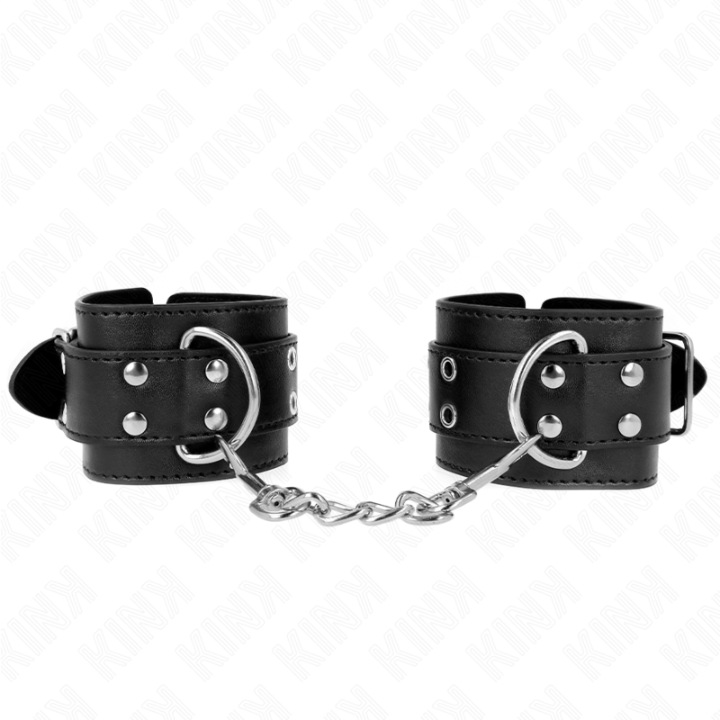 KINK - ALGEMAS COM DUPLA LINHA DE TACHAS PRETAS AJUSTÁVEL 19-26 CM