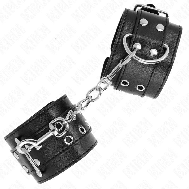 KINK - ALGEMAS COM DUPLA LINHA DE TACHAS PRETAS AJUSTÁVEL 19-26 CM