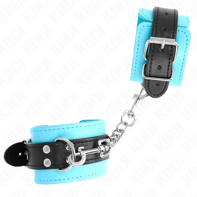KINK - ALGEMAS COM GANCHO FORRADAS EM AZUL AJUSTÁVEL 20-28 CM X 5.5 CM