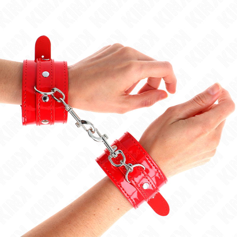 KINK - ALGEMAS COM TACHAS VERMELHAS AJUSTÁVEL 23-33 CM