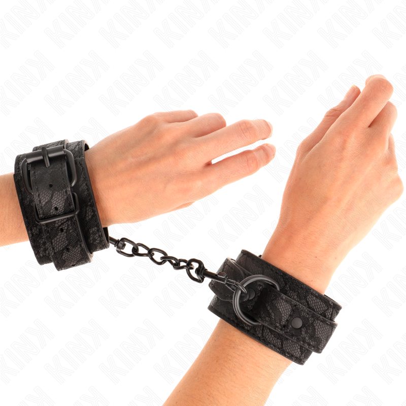 KINK - ALGEMAS EM RENDA AJUSTÁVEL PRETAS 19-26 CM