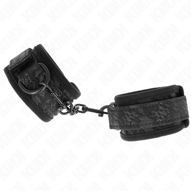 KINK - ALGEMAS EM RENDA E NEOPRENE AJUSTÁVEL PRETAS 20-29 CM X 5 CM