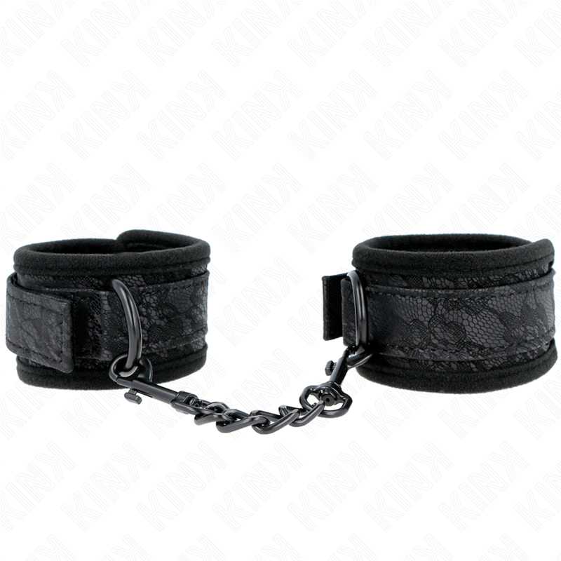 KINK - ALGEMAS EM RENDA E NEOPRENE AJUSTÁVEL PRETAS 20-29 CM X 5 CM